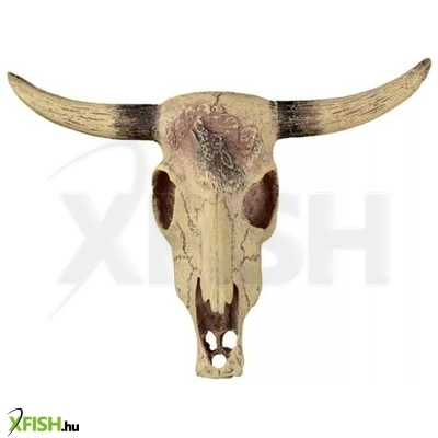 Kzm marha koponya akvárium-terrárium dekoráció 12x9x4cm
