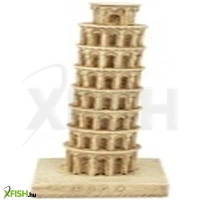 Kzm ferde torony akvárium-terrárium dekoráció 7x7x15,5cm