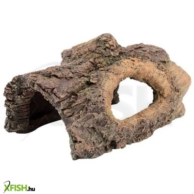 Kzm fatörzs alagút akvárium-terrárium dekoráció 15,5x10x8cm
