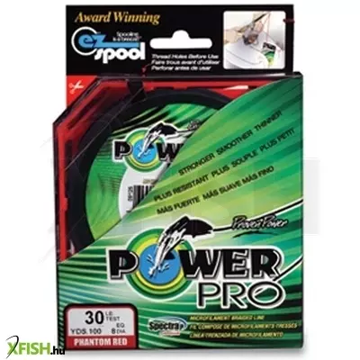 Power Pro Line Fonott Zsinór Piros 135m 0,08mm 4Kg