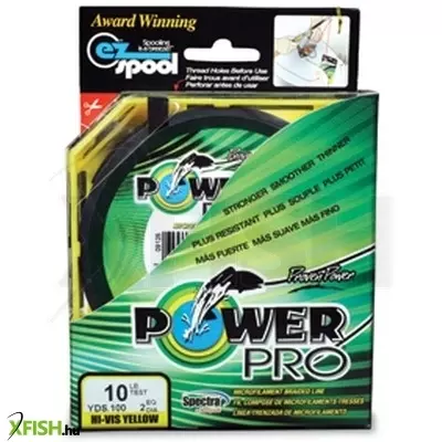 Power Pro Line Fonott Zsinór Sárga 275m 0,08mm 4Kg