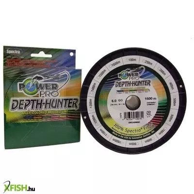 Power Pro Line Depth Hunter Fonott Zsinór Multi Color 300m 0,32mm 24Kg