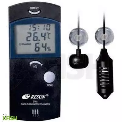 resun szondás digitális hőmérő és páramérő terráriumhoz