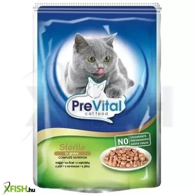 Prevital alutasakos macskaeledel steril máj 100gr