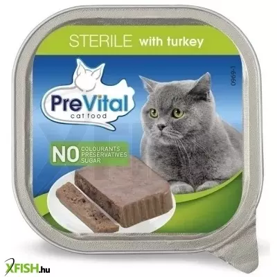 Prevital alutálka macska steril 100gr