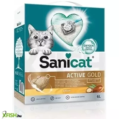 Sanicat macskaalom active gold argan ultra csomós cabanas bentonit 6l