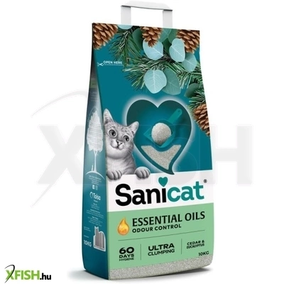 Sanicat Macskaalom Essential Oils Cedar Eucalyptus Cédrus És Eukaliptusz Illat 10kg