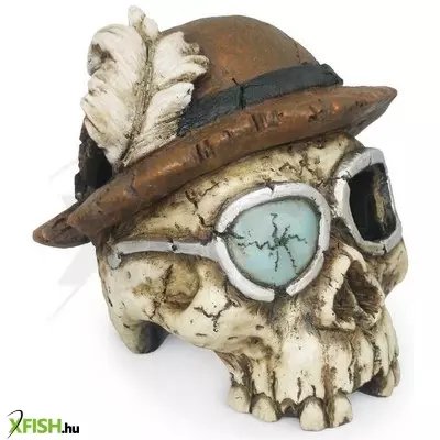 Stand top kalóz koponya akvárium dekoráció francis - psk201 (9x8x8cm)