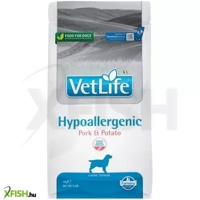 Vet life dog hypoallergenic pork & potato 2kg