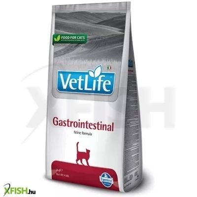 Vet Life Natural Diet Cat Gastro Intestinal Gyógytáp Macskák Részére 400g