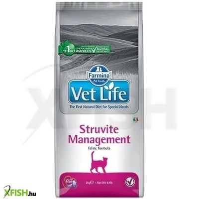 Vet Life Cat Management Struvite Gyógytáp Macskák Részére 2000g