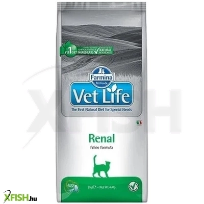 Vet Life Natural Diet Cat Renal Gyógytáp Macskák Részére 2000g