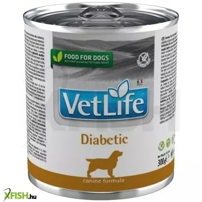 Vet life natural diet dog konzerv diabetic 300g