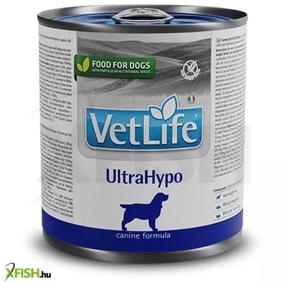Vet life natural diet dog konzerv ultrahypo 300g