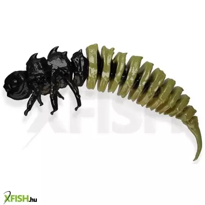 Mistrall Lárva Alakú Műcsali Fekete Zöld 5cm 5db/csomag