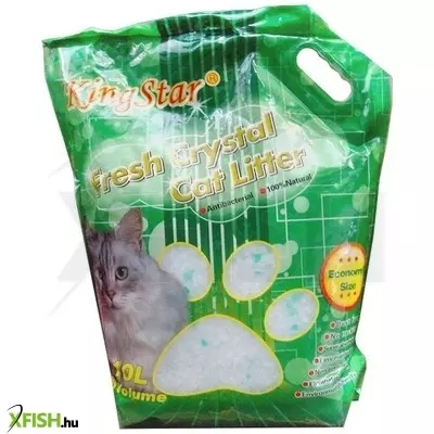 Kingstar szilika macskaalom zöldalma illattal 10l (4kg)