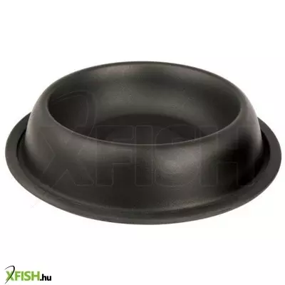 Raintech gumiperemmel fém etetőtál, fekete, 0,525l /15,5cm/