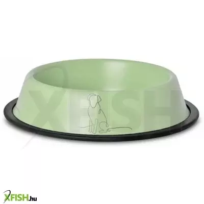 Raintech rozsdamentes tál, matt fekete, gumiperemes - felső 15,5cm/alsó 20,5cm, 0,525l