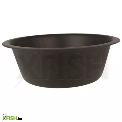 Raintech fém etető-, itatótál fekete 0,700l / 16,5cm