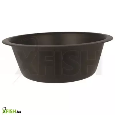 raintech tál fém etető/itató fekete 2,600l / 25cm