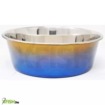 Raintech rozsdamentes nehezített itatótál, szuper fényes színátmenettel - 17,0cm, 0,95l