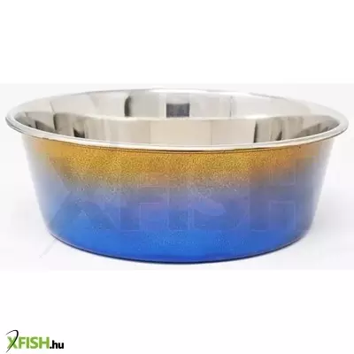 Raintech rozsdamentes nehezített itatótál, szuper fényes színátmenettel - 14,0cm, 0,60l