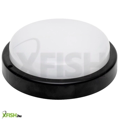 Home rcc18ledbk led-es fali/mennyezeti lámpa, kör alakú, fekete, 18 w, 4000k, 1200 lumen, ip54, kül- és beltéri kivitel