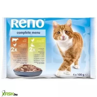 Reno alutasak macska vegyes-íz 4x100gr multipack