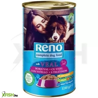 Reno konzerv kutya borjú 1240gr