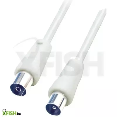 Use bliszter home rf 1x koax kábel, dugó-aljzat, 1,5m, fehér színű