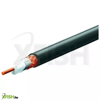 Use home rg 6-32/bk koax kábel, 75 ohm, PVC és pe szigetelés, réz ér, 32 szál rézharisnya, alumínium + pet fólia, 100m, fekete