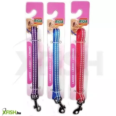 Riga kutya-macska póráz - fényvisszaverő 120cm