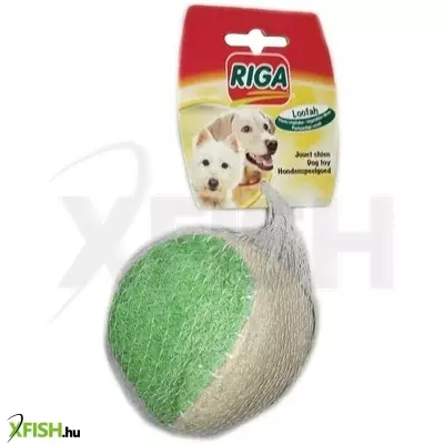 Riga kutyajáték - labda luffa rostból 8cm