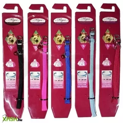 Riga kutya nyakörv csörgővel - 30cm (s)