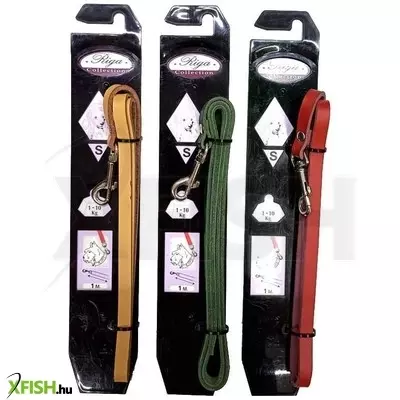 riga kutya póráz - bőr 100cm (s)