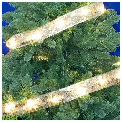 Home rls5ww mintás LED szalag, 50 db micro led, kül- és beléri kivitel, 5 m, ismétlődő időzítés, 8 funkció, elemes