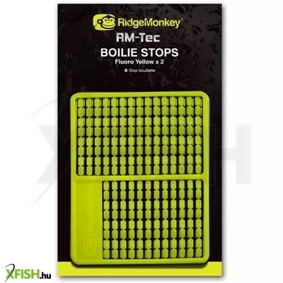 Ridgemonkey Rm-Tec Boilie Stops Fluo Sárga Bojli Stopper