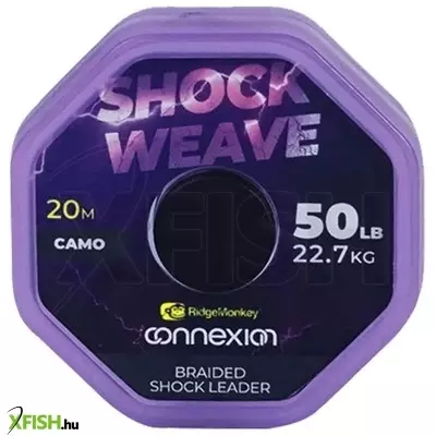 Ridgemonkey Connexion Shock Weave Braided Shock Leader 22,7Kg 20M
