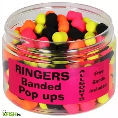 ringers allsorts pop-up method csali banded kagyló és rák 80 g 6 mm