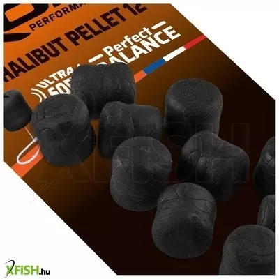 Rok Fishing Ízesített Halibut Gumipellet Balanszírozott Halibut Fekete 12 mm 18 db/csomag