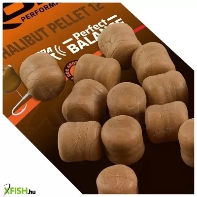 Rok Fishing Ízesített Halibut Gumipellet Balanszírozott Halibut Barna 12 mm 18 db/csomag