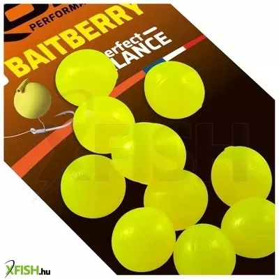 Rok Fishing Baitberry Balanszírozott Gumicsali Natúr Sárga 20 db/csomag
