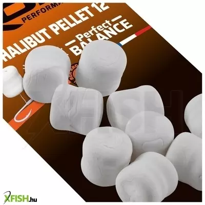 Rok Fishing Ízesített Halibut Gumipellet Balanszírozott Halibut Fehér 12 mm 18 db/csomag