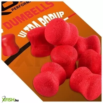 Rok Fishing Dumbells Ultra Pop-Up Gumicsali Natúr Piros 14 db/csomag