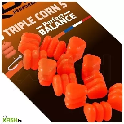 Rok Fishing Triple Corn Balanszírozott műkukorica Natúr Narancssárga S 20 db/csomag