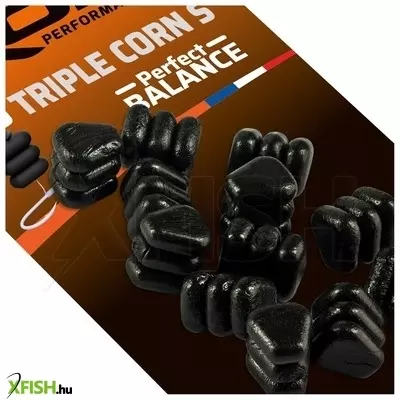 Rok Fishing Triple Corn Balanszírozott műkukorica Natúr Fekete S 20 db/csomag