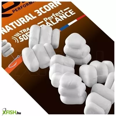 Rok Fishing Sweet Corn Ultra Soft Natural 3Corn Ultra Soft Balanszírozott műkukorica Natúr Fehér 16 db/csomag