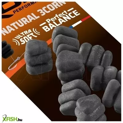 Rok Fishing Sweet Corn Ultra Soft Natural 3Corn Ultra Soft Balanszírozott műkukorica Natúr Fekete 16 db/csomag