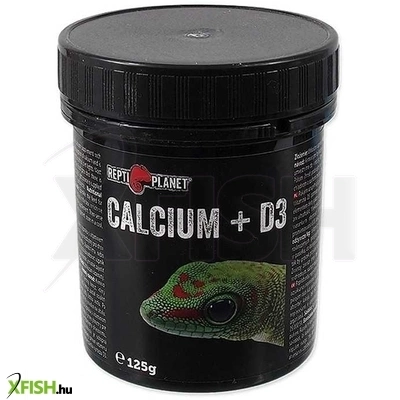 Repti Planet Calcium + D3 Táplálék Kiegészítő Hüllőknek 125g
