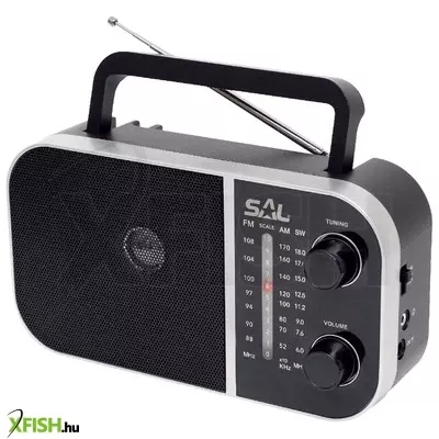 Sal rpr 8 táskarádió, ac/dc, 3 sávos am-fm-sw rádió, aux